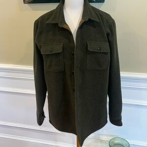 SKYR Wool Blend Button-down Shirt